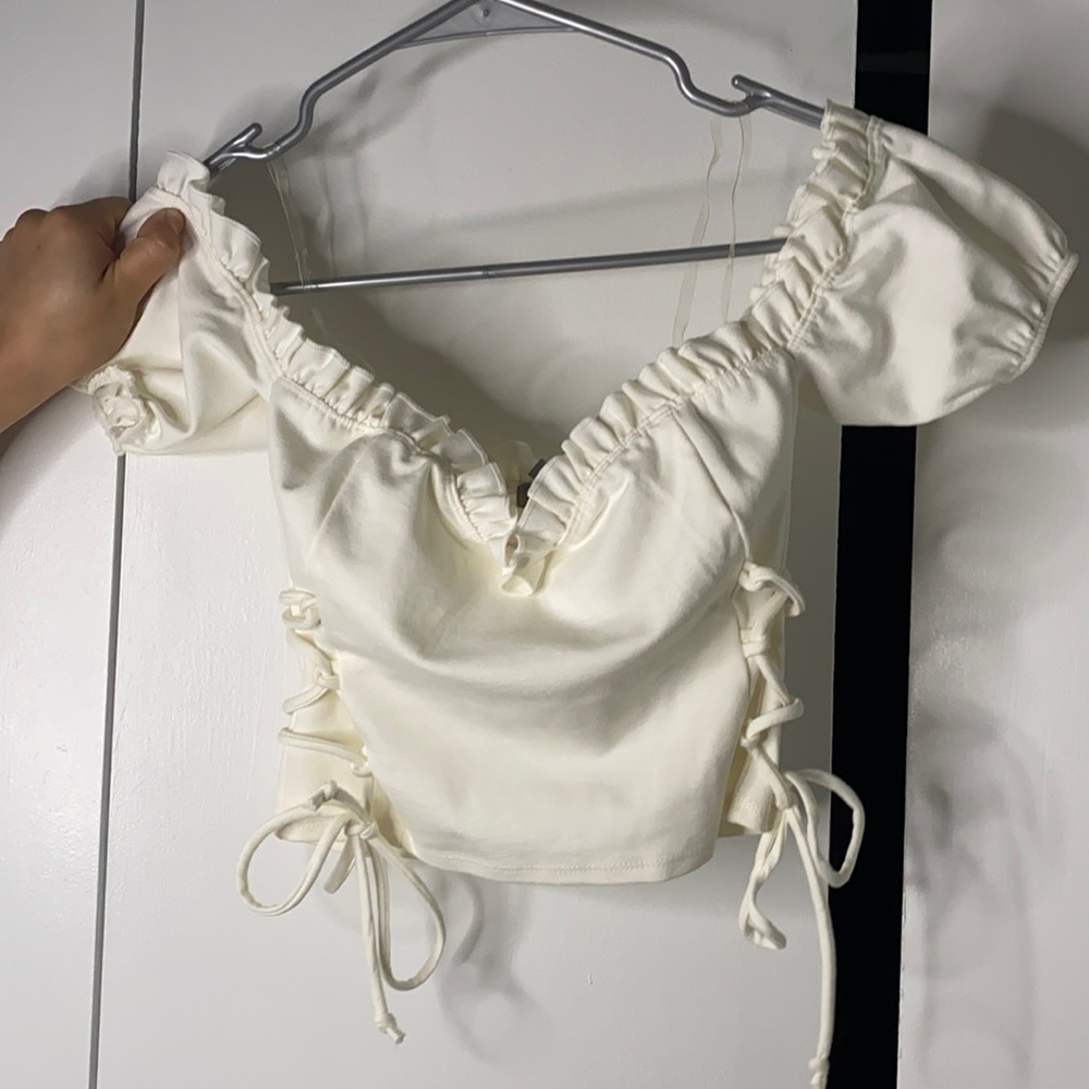 brand new (with tags) white fairy/princess top.